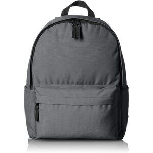 🆕 Men Grey Classic School Lightweight Durable Featuring Adjustable Top Backpack